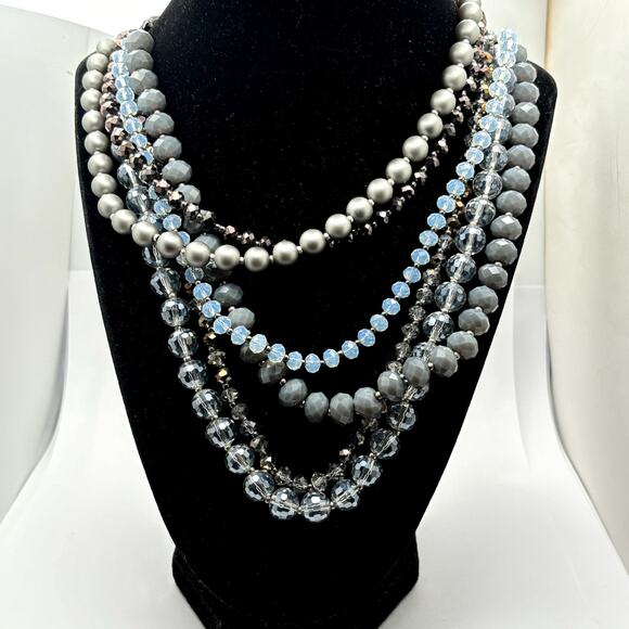 Retro Black & Gray Loft Necklace - Picture 1 of 4